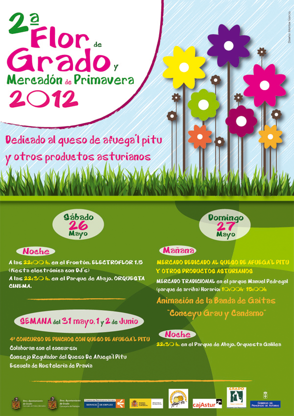 Cartel 2� Flor de Grado