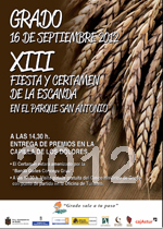 Cartel Certamen de la Escanca 2012