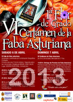 Cartel 1º Flor de Grado 2013