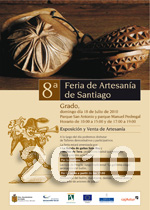 Cartel Feria de Artesanía de Santiago 2010