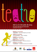 Cartel Teatro Fiesta de Santiago y Santa Ana 2015