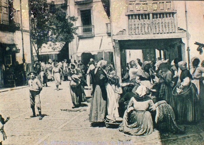 Visión del mercado en el Grado antigüo.