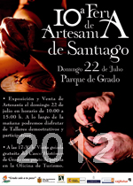 Cartel Feria de Artesanía de Santiago 2012